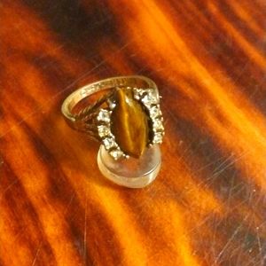 Tiger's eye w/Cz
